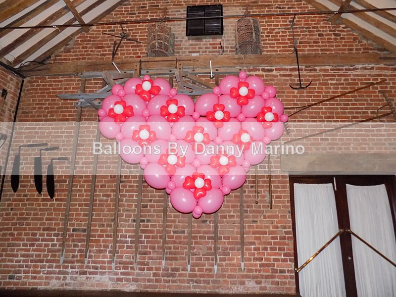 embellished Heart - Wedding Balloon Photos