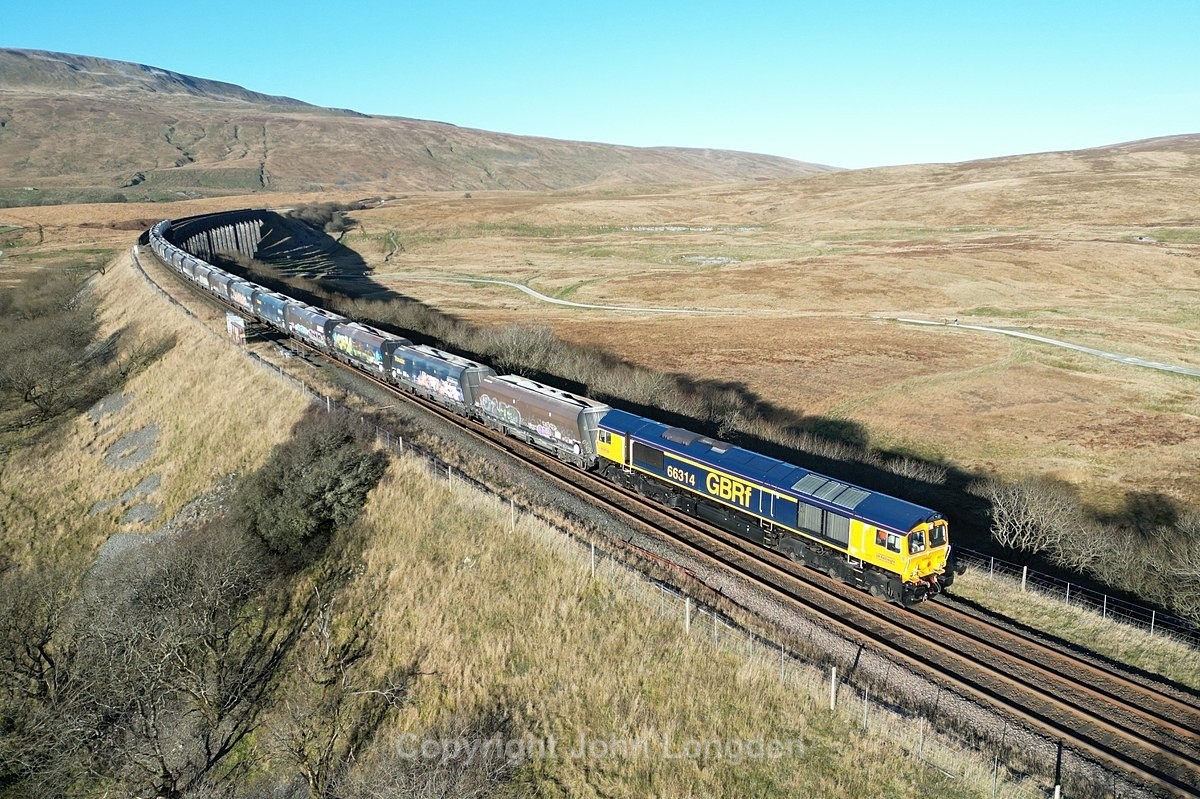 JL - 20.11.24 66314 6M38 Arcow - Bredbury, Ribblehead - Latest shots