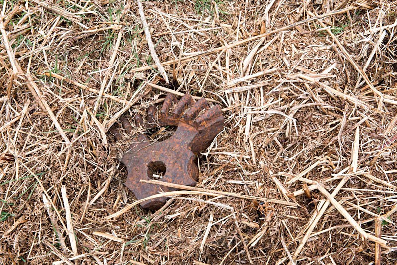 Broken gear - Golden Dagger tin mine