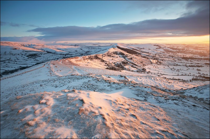 The Great Ridge - Peak District Winter