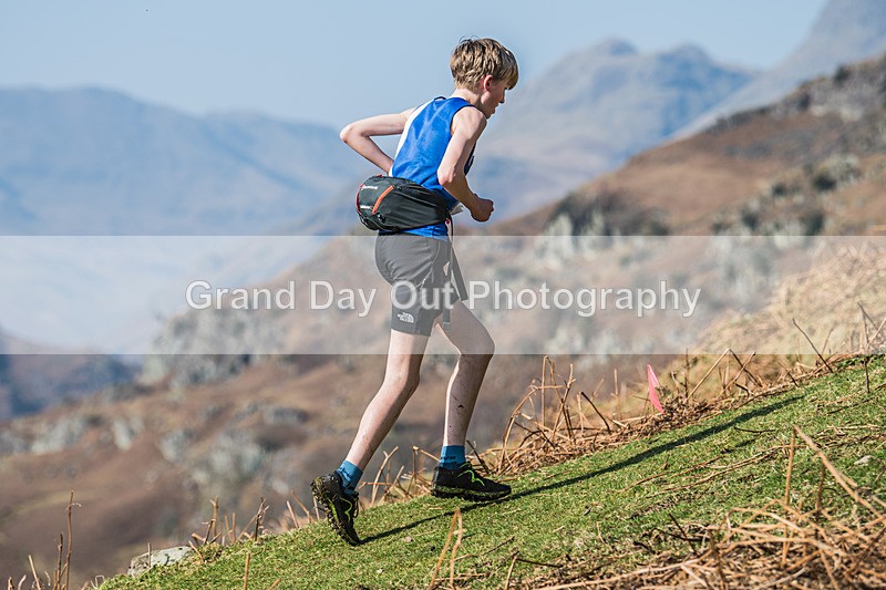Elterwater-209 - Kendal Winter League Elterwater Under 15/17 Fell Races Sunday 9th March 2025
