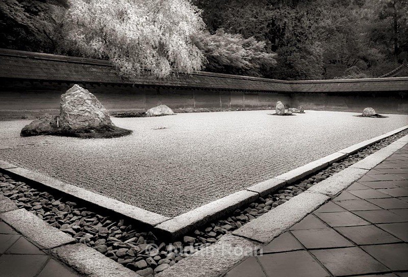 Ryoanji Garden - Palladium Prints by Ron Reeder