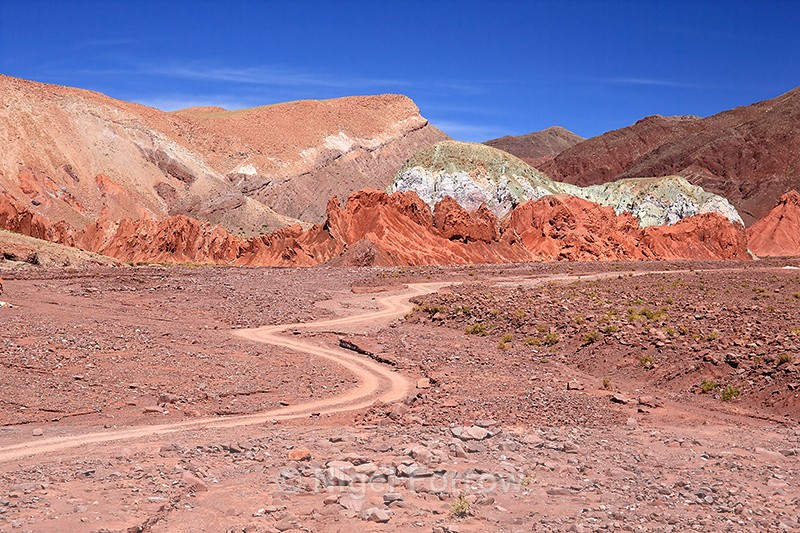 Road to Rainbow Valley, Atacama Desert, Chile - Chile