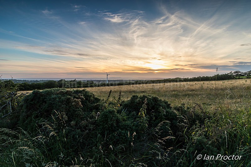 Hazy Summer Evening Skyscape - Summer