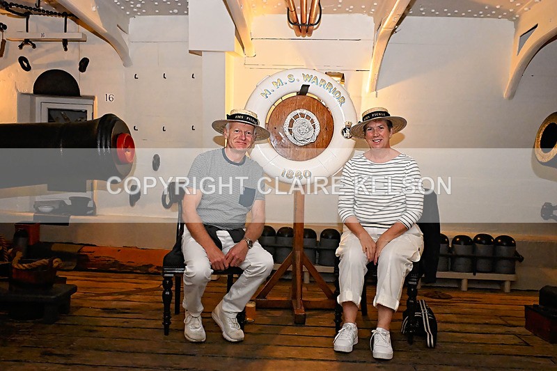 HMS PICKLE-32 - PICKLE NIGHT HMS WARRIOR 1860