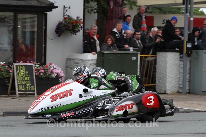 Tim Reeves & Gregory Cluze 2014 DMR Honda - Sure Sidecar Race 2