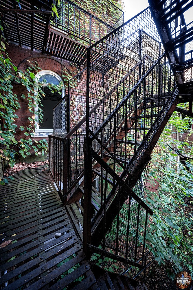 Ladies G.A.R. Home (Swissvale, PA) | Fire Escape - The Ladies' G.A.R. Nursing Home