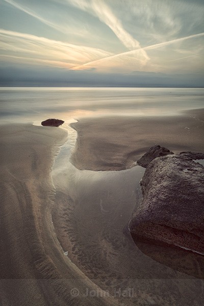 Sunset At Fanore Beach, The Burren, Co. Clare, Ireland.