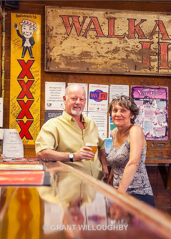 Grant and wife at Walkabout Creek - Quirky (observations)