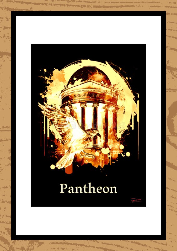 Pantheon Ink Paintings by Artist Paul Duddell