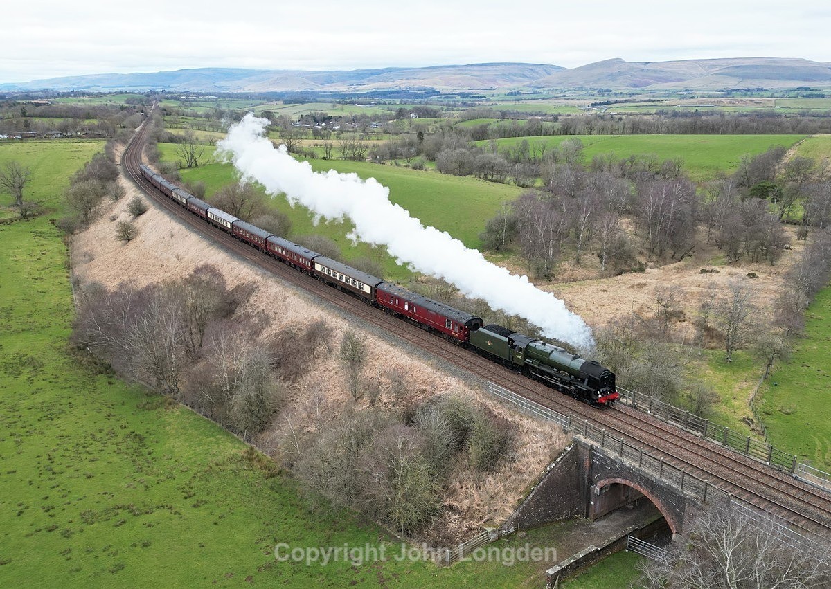 JL - 11.2.23 Royal Scot 46115 1A87 Carlisle - Euston, Ormside - Ormside