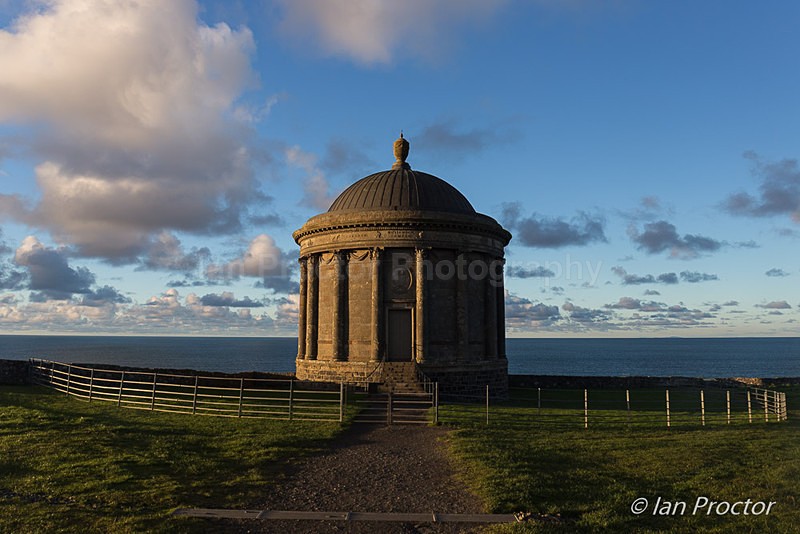 Mussenden Temple in late evening - County Londonderry