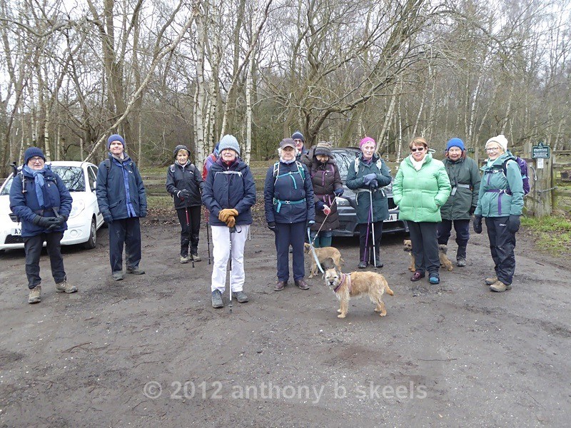 005 Almost all there booted and ready for the Off - York Minster Walkers Collection 2025