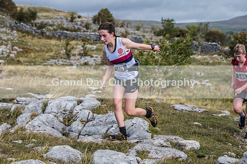 ESFRC Year 8-9-217 - English Schools Fell Running Championships Year 8-9 Giggleswick Saturday 1st October 2022