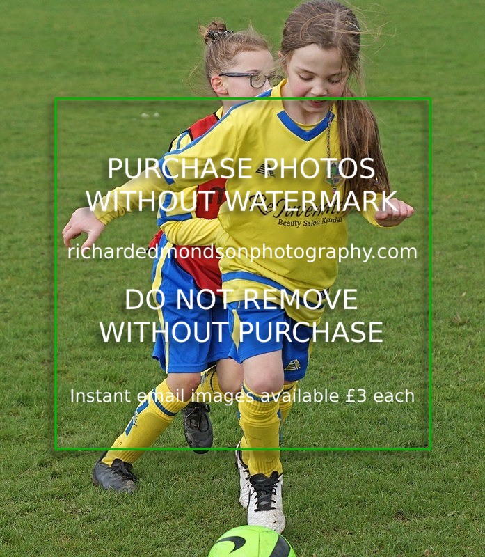 DSC00271 - Kendal United Rocket Girls v Kendal United U 10 (24/3/19)
