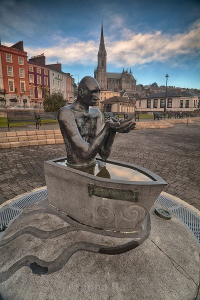 Sculpture Of The Navigator At Cobh, Co. Cork, Ireland.