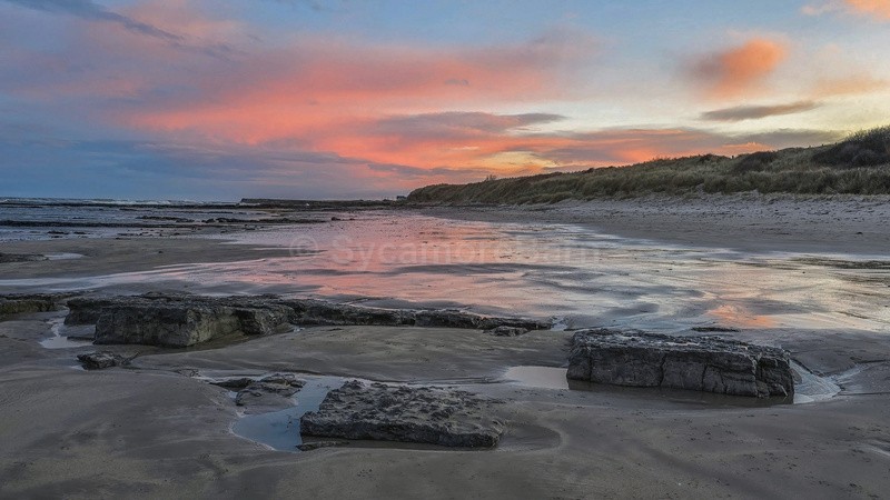 Beadnell (North Beach) Sunset, Northumberland - Northumberland