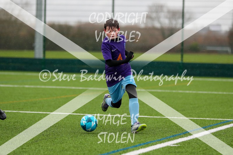 1DX20595 - 2026-02-15 FC Abbey Meads U13 Purple V Royal Wootton Bassett Town Youth U13 Yellow