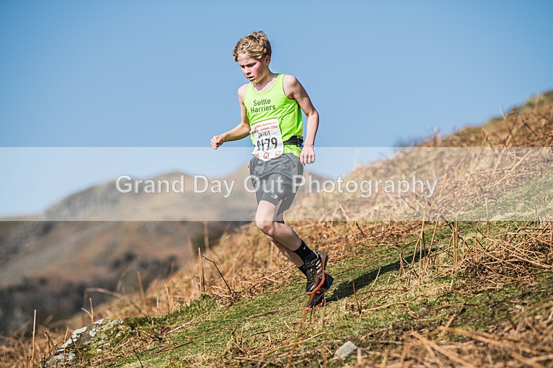 Elterwater-301 - Kendal Winter League Elterwater Under 15/17 Fell Races Sunday 9th March 2025