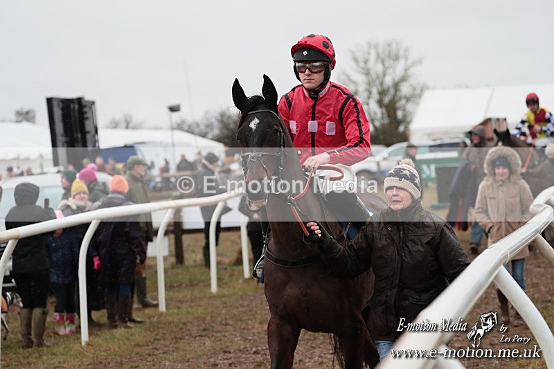 PtP 260125 830 - Cocklebarrow Point-to-Point racing with the Heythrop Hunt 26/01/25