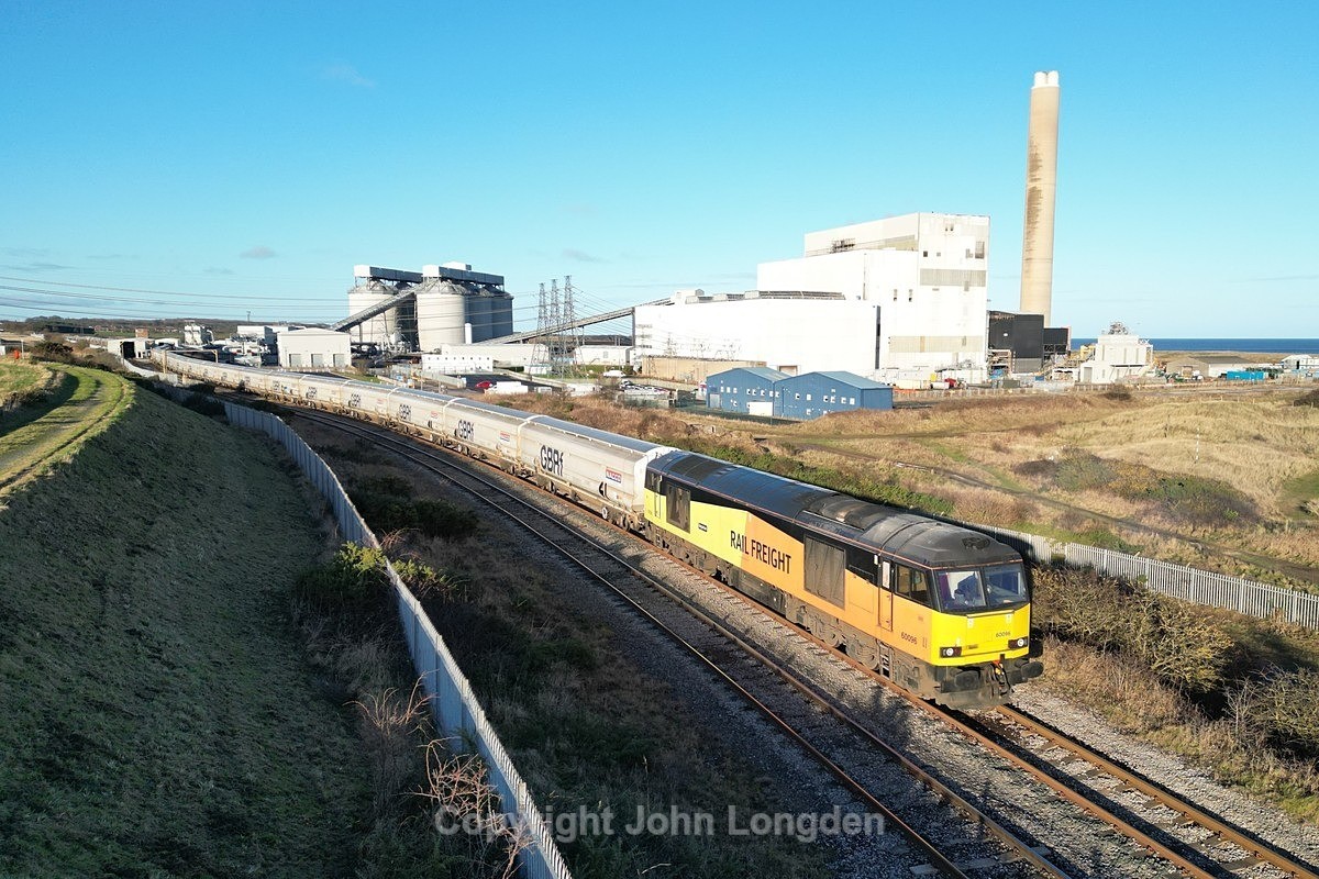 JL - 1.1.24 60096 6N87 Lynemouth PS - Tyne CT, Lynemouth - Blyth & Tyne (north to south)