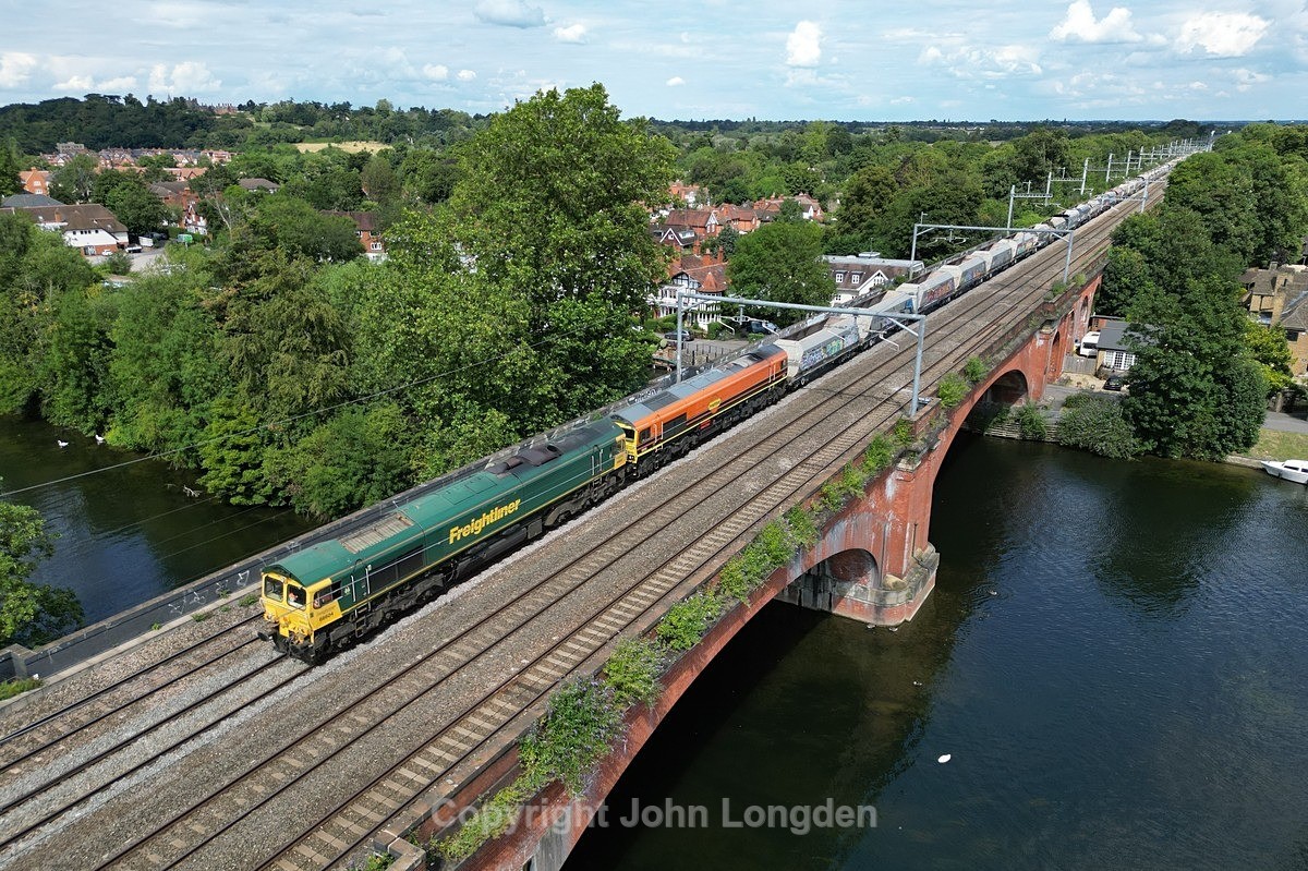 JL - 20.7.23 66604 6Z86 West Drayton - East Usk Yard, Maidenhead - Elsewhere on the network
