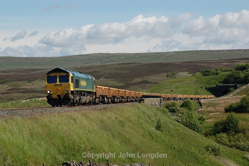 15.6.08 66562 Horrocksford Junc - Carlisle, Lunds - Lunds - Northbound