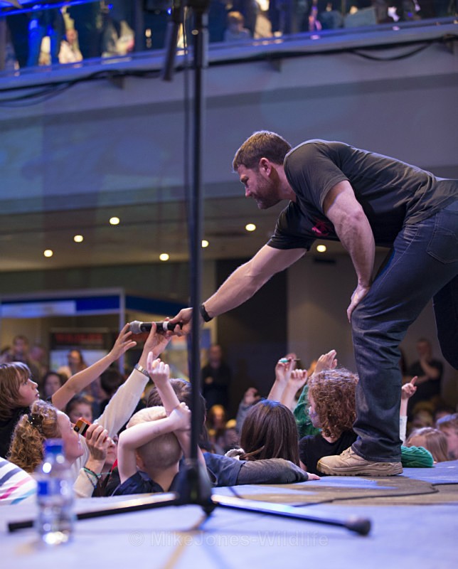 Steve Backshall at Whalefest 2014 ref wfsb8 - STEVE BACKSHALL images from Whalest 2014 in Brighton
