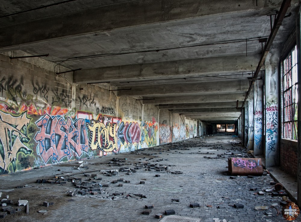 Packard Motor Car Company (Detroit, MI) | Long Hallway - Packard Motor Car Company