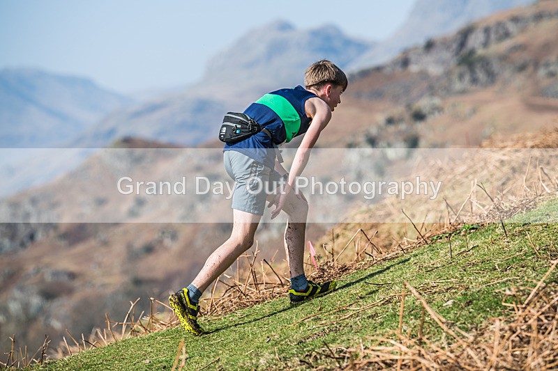 Elterwater-199 - Kendal Winter League Elterwater Under 15/17 Fell Races Sunday 9th March 2025