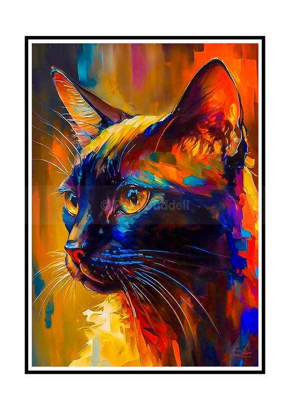 Pulses with Emotion, Cats & Dogs Oil Paintings by Paul Duddell, Whispers & Strokes - Artist, Painter, and Photographer