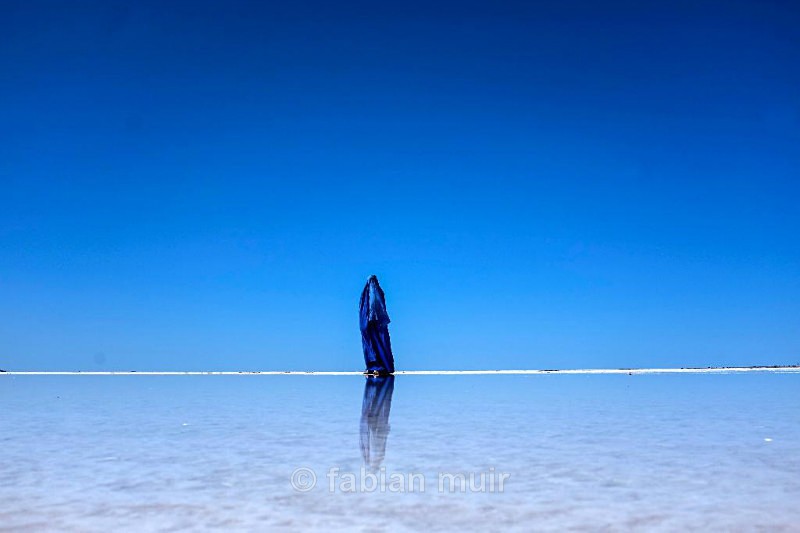 Fabian Muir Blue Burqa