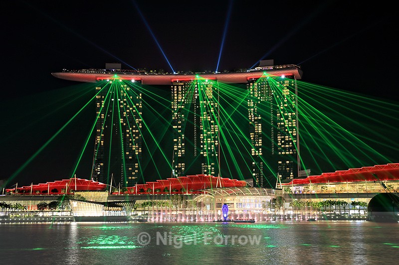 Spectra show, Marina Bay Sands, Singapore - Singapore