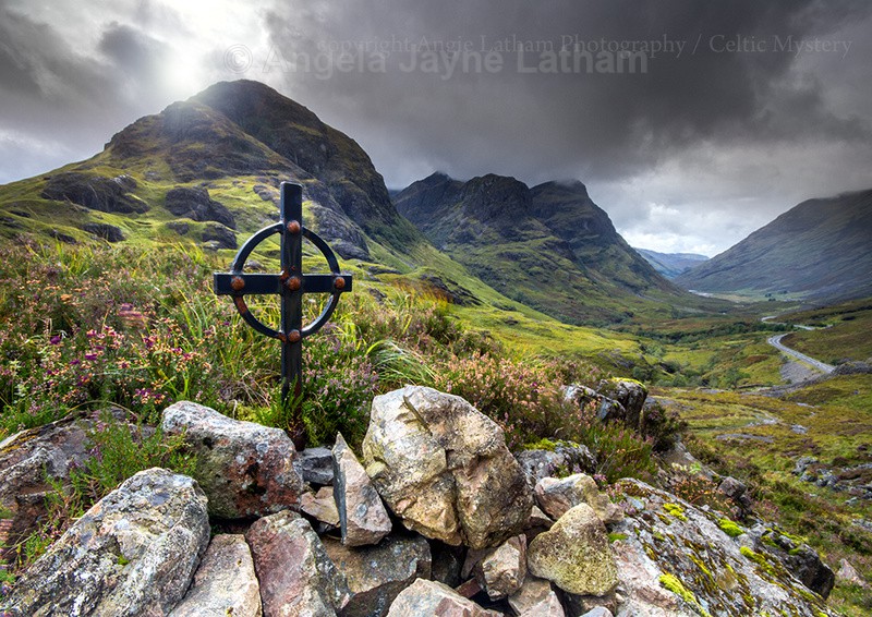 Celtic Cross , Glencoe - Highlands of Scotland