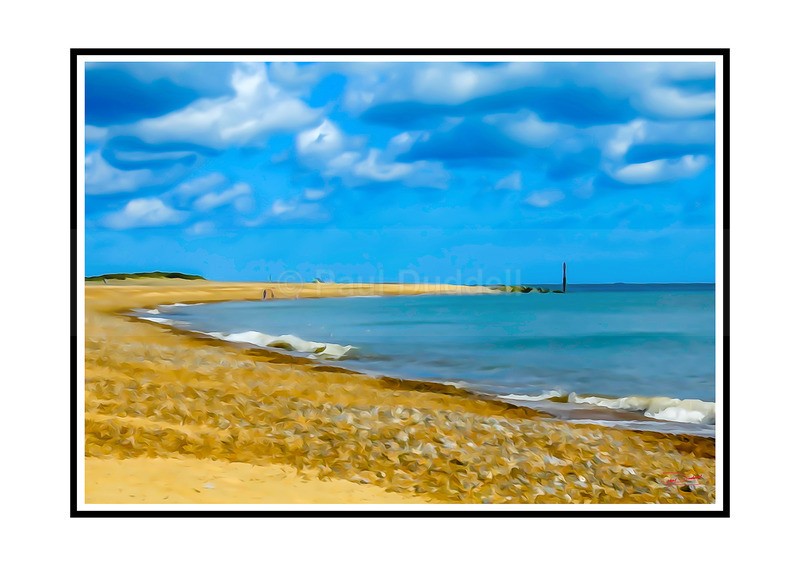 Seaside Serenity, Gorleston-On-Sea Paintings by Paul Duddell, Whispers & Strokes - Artist, Painter, and Photographer
