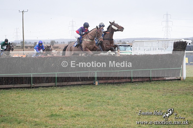 PtP 260125 534 - Cocklebarrow Point-to-Point racing with the Heythrop Hunt 26/01/25