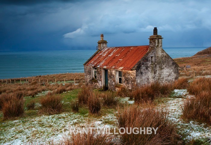 Cottage Melvaig wester Ross - The beauty of decay