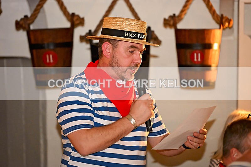 HMS PICKLE-83 - PICKLE NIGHT HMS WARRIOR 1860