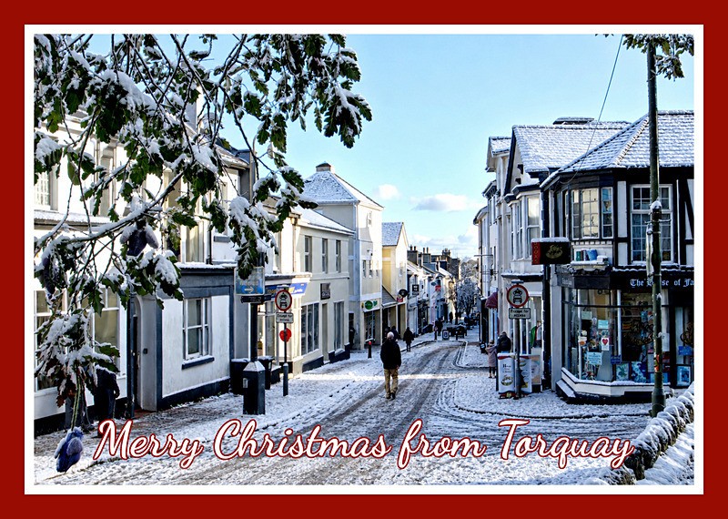 XM080 NEW 2026 - Xmas Babbacombe - XMAS CARDS Torquay St Marychurch, Babbacombe and Cockington