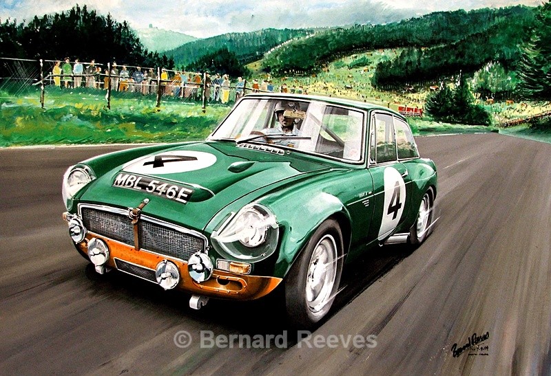 MGC at Nurburgring - Classic cars