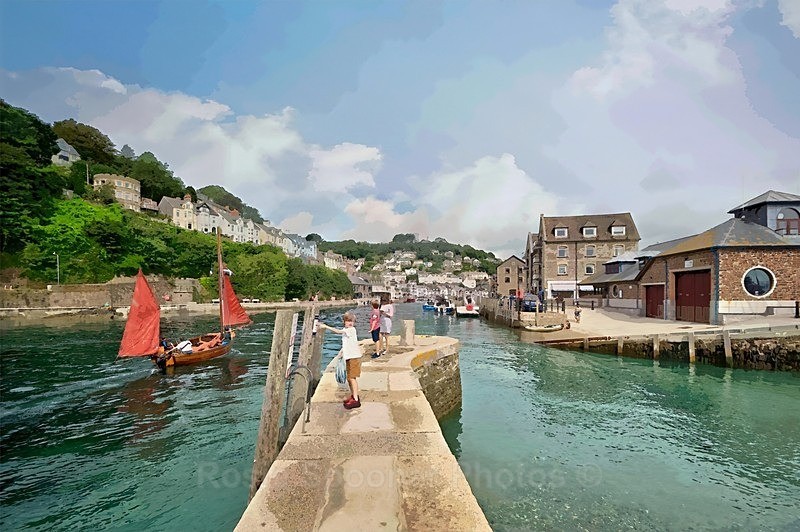 Summer's Day on The River Looe in Cornwall - Looe