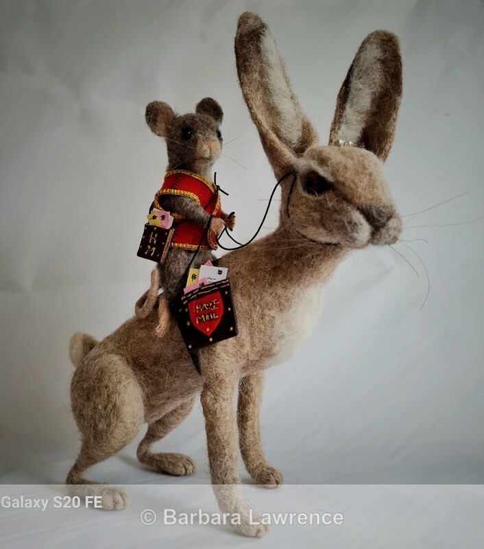 Hare Mail. Roger and Rufus .Photo 1 - The Wiccan Wanderers. Characters from Wiccan Woods.