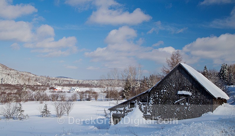 Leaning Barn New Brunswick Canada - Old Barns & Buildings