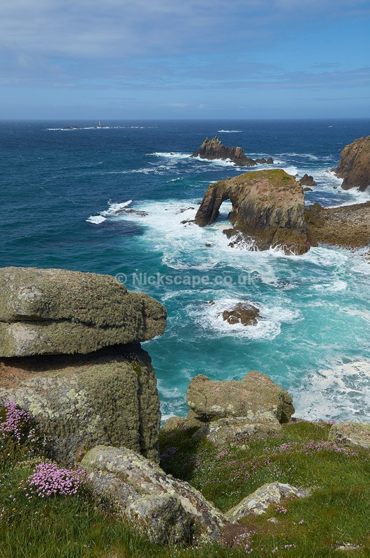 Enys Dodnan Rock - Lands End, Cornwall, UK - Cornwall