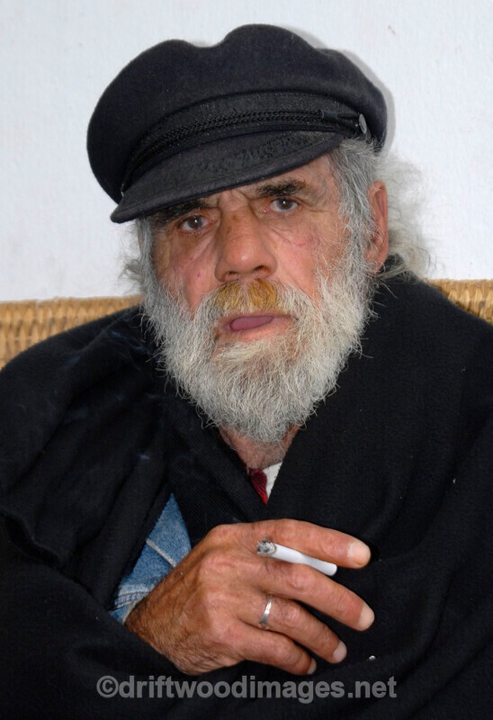 Sidi Bou Said man with cigarette - Tunisia