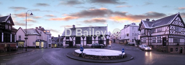 Ruthin Square on a Winter's Morning
