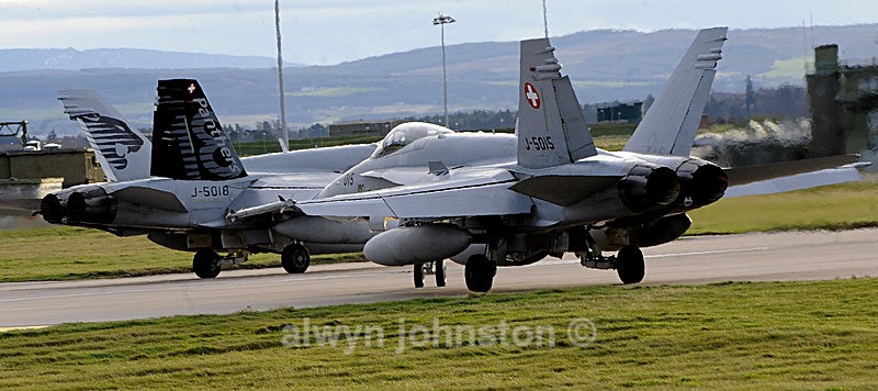 F-18 C 17 - RAF LOSSIEMOUTH VISIT NOV 2017