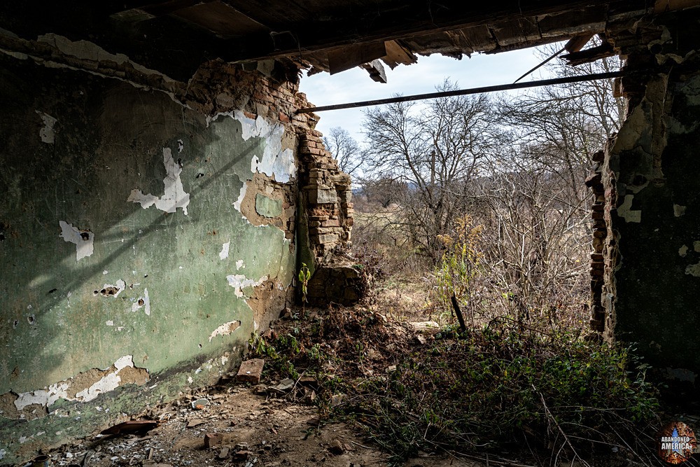 Collapsed Wall | Gherdeal, Romania - The Ghost Village of Gherdeal