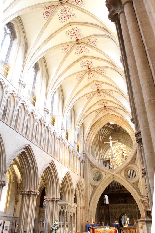 Wells Cathedral interior at photography at dusk_112 - Somerset landscape Photography