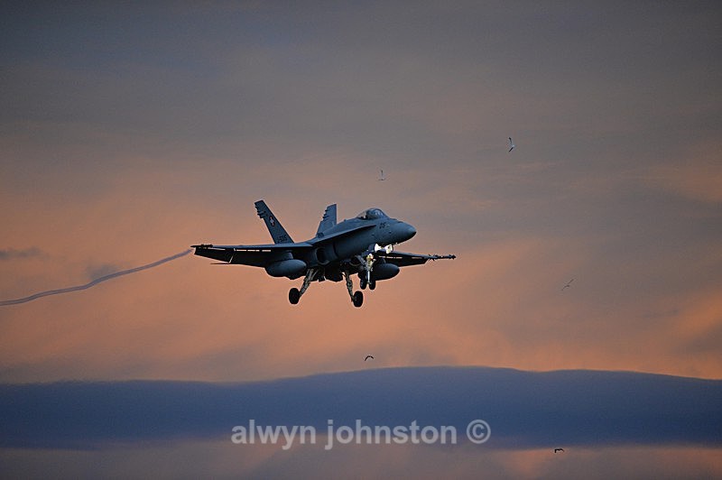 F-18 C 10 - RAF LOSSIEMOUTH VISIT NOV 2017